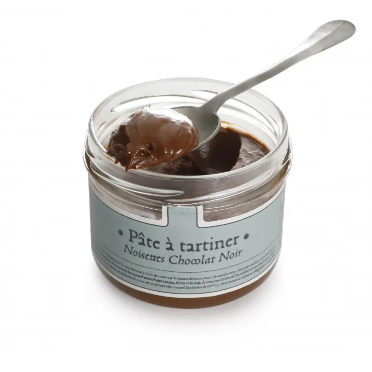 pâte à tartiner noisettes chocolat noir recette artisanale dégustation