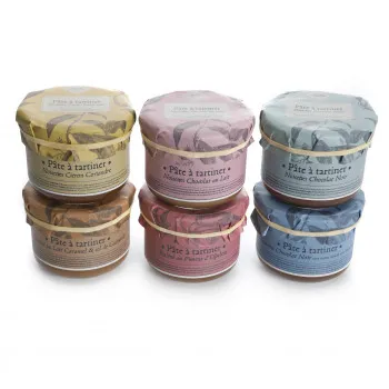 Pâte à tartiner artisanale chocolat au lait noisettes collection