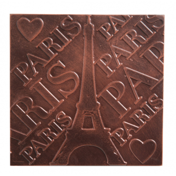 Plaque en Chocolat « Paris...