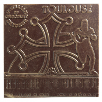 Plaque en chocolat «Toulouse»