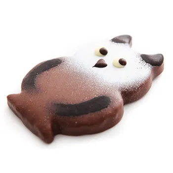 Hibou praliné coco chocolat au lait chocolats de pâques présentation