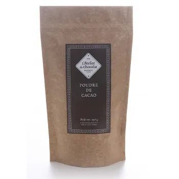 Poudre de cacao chocolat à pâtisser chocolat pour cuisiner atelier du chocolat