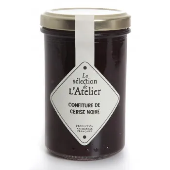 Boîte métal garnie Tradition Basque Piment Cerise Chocolat confiture de cerises noires