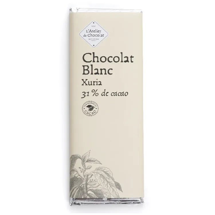 Tablette chocolat blanc Xuria