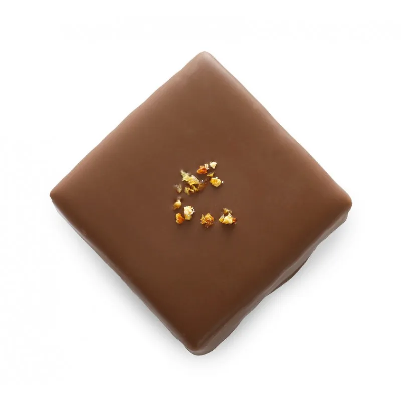 Bouchée pâte d’amande clémentine chocolats de Noël
