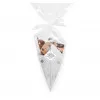 Mini bouquet de chocolat blanc argent