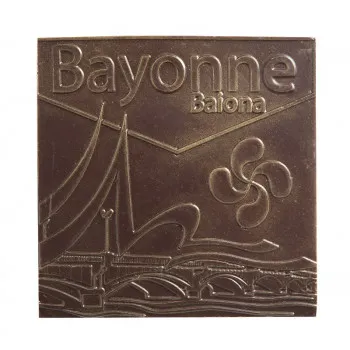 Carré en chocolat noir - Bayonne Pont Saint-Esprit