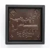 Carré de chocolat noir Châteaux de la Loire livraison coffret cadeau souvenir chocolat