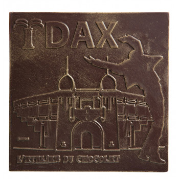 Plaque en chocolat « Dax »