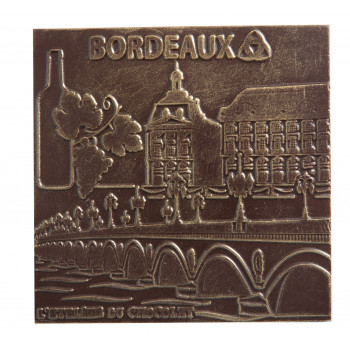 Plaque en chocolat «Bordeaux»