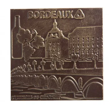 Carré chocolat noir Bordeaux