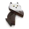 Hibou praliné pétillant chocolat noir chocolats enfants de Pâques