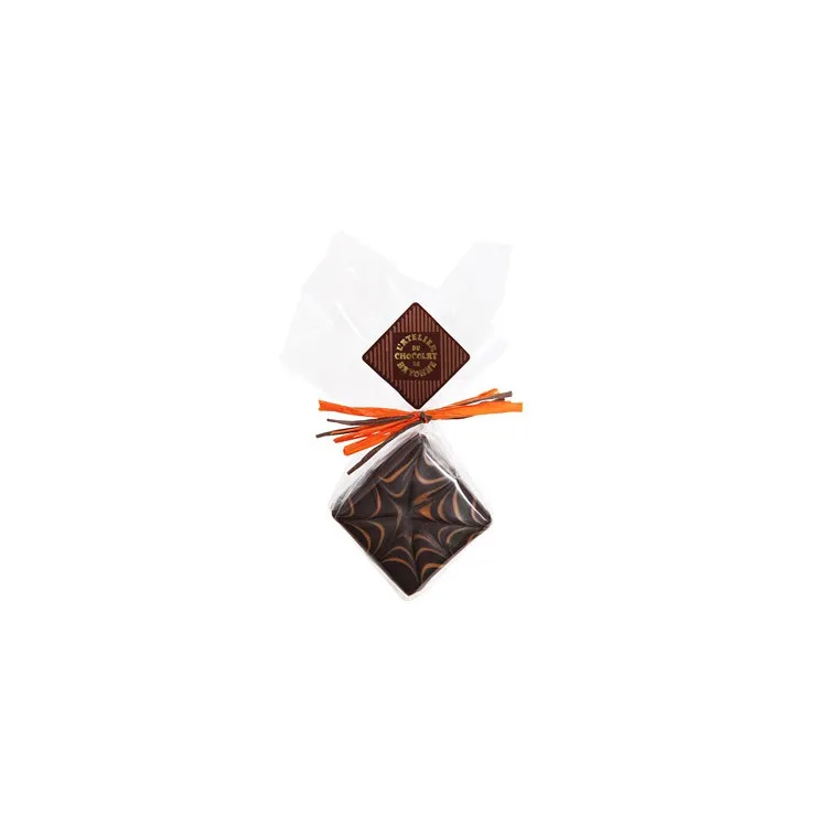 Bouchée chocolat Halloween enrobage chocolat noir
