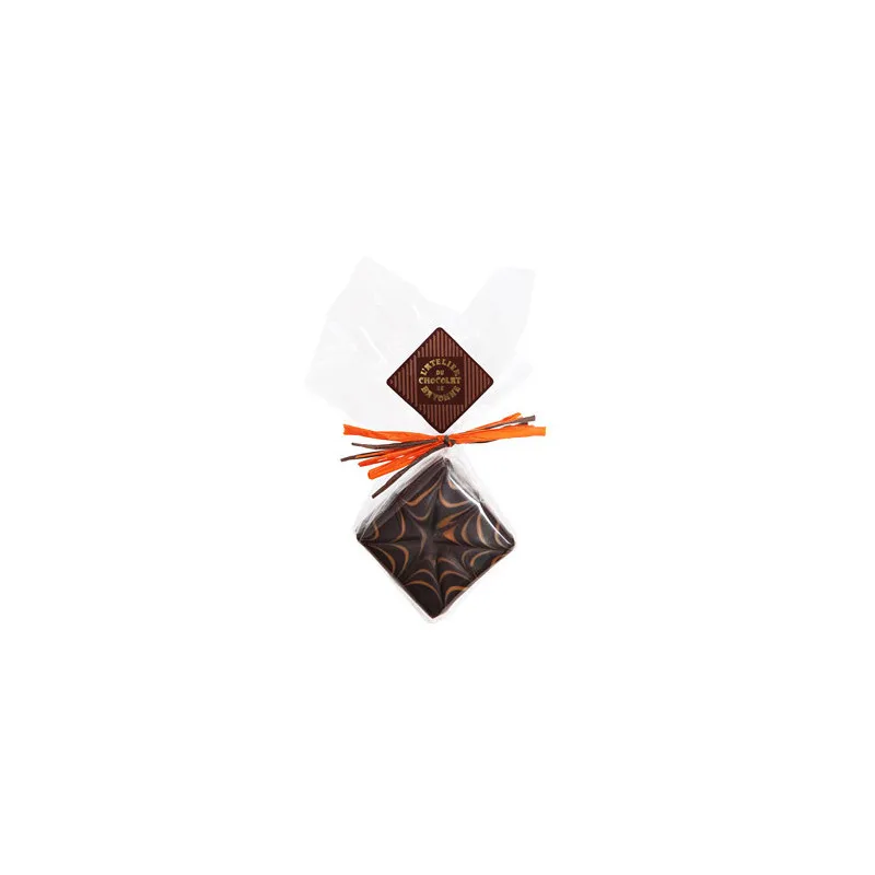 Bouchée chocolat Halloween enrobage chocolat noir