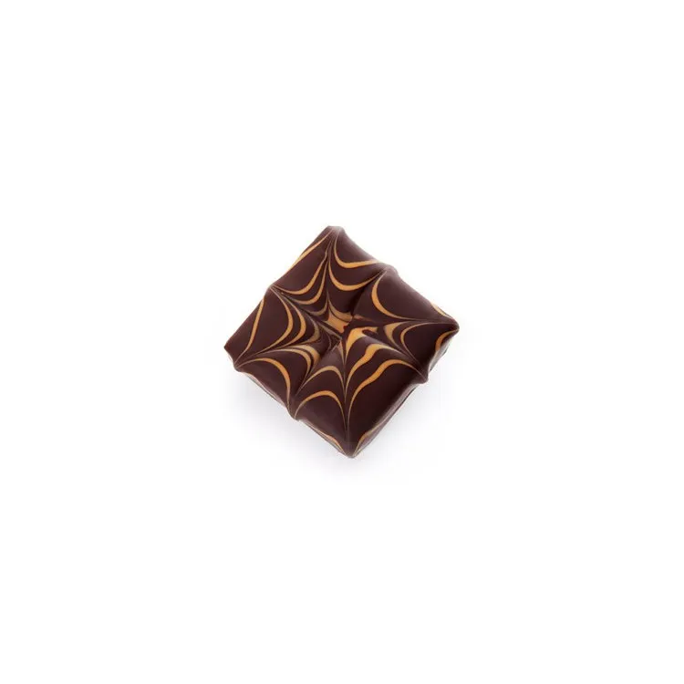 Bouchée chocolat Halloween praliné pétillant enrobage chocolat noir
