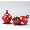 La boule bonbonnière chocolat noir de Noël garniture truffes Huallaga