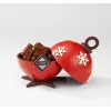 La boule bonbonnière chocolat noir de Noël garniture truffes Huallaga