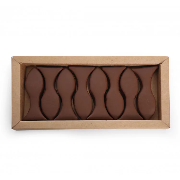 Boîte poissons guimauve vanille chocolat au lait