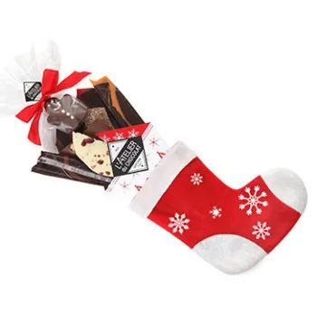La botte du Père Noël bouchée au chocolat au lait et pain d’épices
