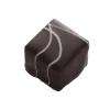 Boîte de chocolats Ilbarritz extra noir et sa bouchée Octobre Rose livraison chocolat artisanal 24h achat solidaire ruban rose