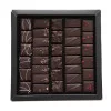 Boîte de chocolats Ilbarritz extra noir et sa bouchée Octobre Rose livraison chocolat artisanal 24h achat solidaire ruban rose