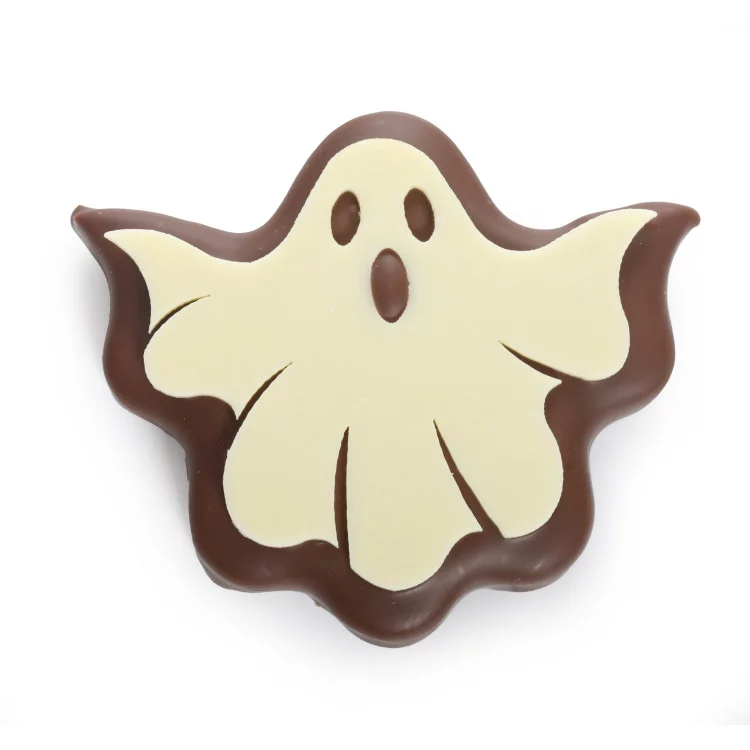Bouchée fantôme chocolat au lait praliné pétillant halloween