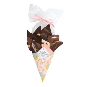 Composition cadeau Bouquet de chocolat Octobre Rose livraison chocolats
