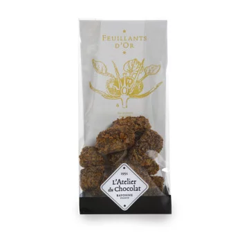 Duo spécialités Feuillants d'Or Chokilas livraison spécialités basques atelier du chocolat
