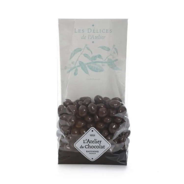 Grains de café enrobés de chocolat