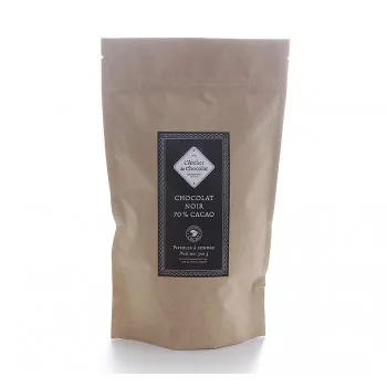 pistoles chocolat noir 70 % de cacao dessert artisanal