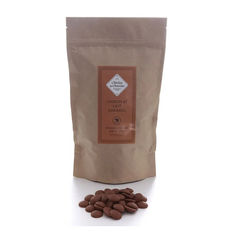 Pistoles chocolat au lait caramel dessert artisanal