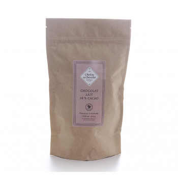 Pépites de chocolat au lait 38% de cacao gamme à pâtisser chocolat artisanal atelier du chocolat