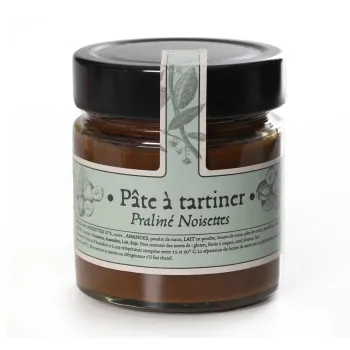 Pâte à tartiner artisanale praliné noisettes