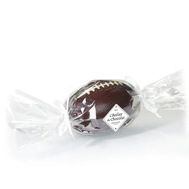 Ballon de rugby au chocolat