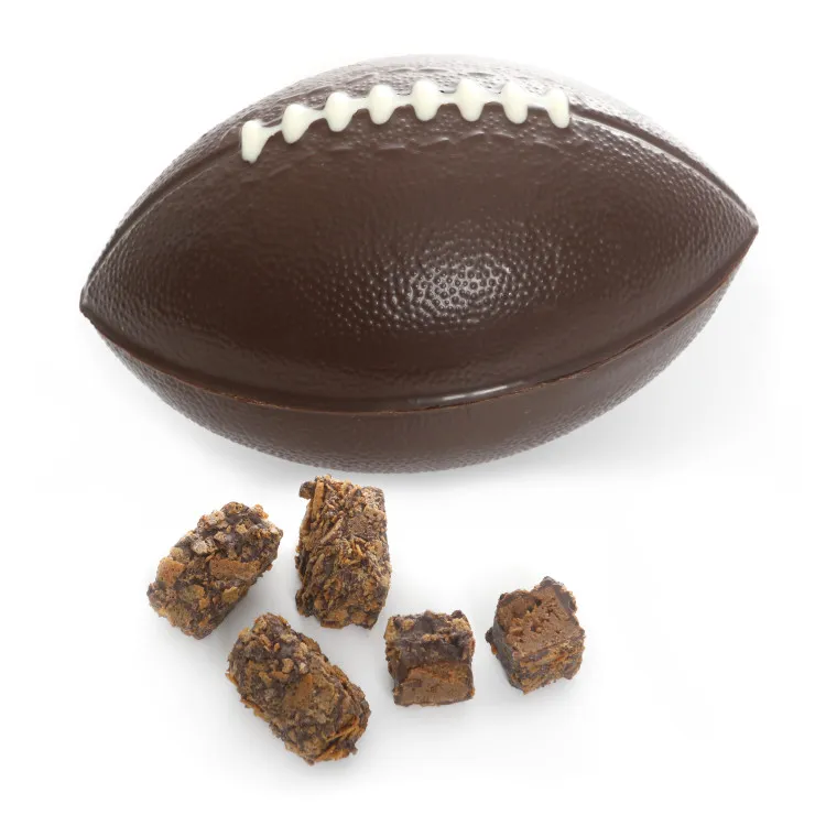 Ballon de rugby au chocolat