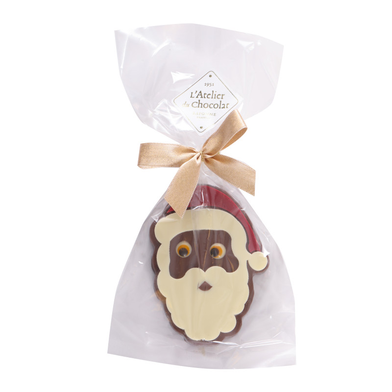 Père Noël Chocolat Lait Riz Soufflé Noël - Livraison Chocolats Noël