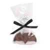 Bouchée chauve-souris chocolat au lait praliné et sucre pétillant Halloween emballage