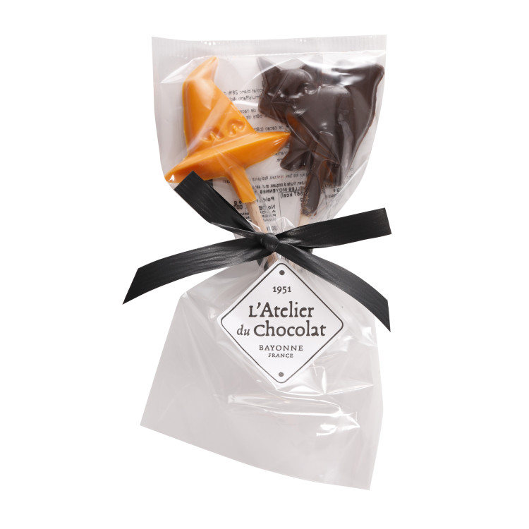 Duo sucettes chocolat Halloween