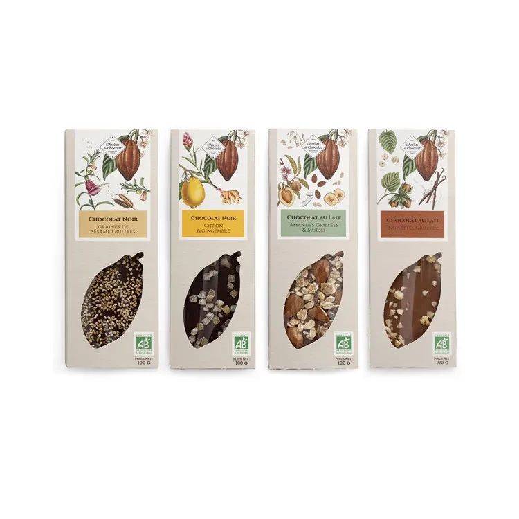 TABLETTE NOIR CITRON GINGEMBRE CHOCOLAT BIO