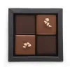 Coffret 4 bouchées chocolat noisettes cognac Fine Champagne
