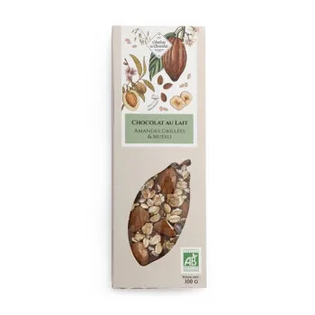 Assortiment de tablettes de chocolat bio + tote bag