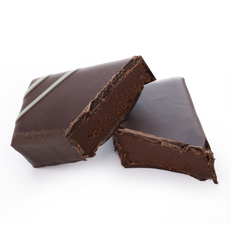 Bouquet de chocolat Bonne Fête Maman et sa bouchée ganache infusée citron basilic