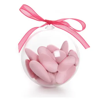 Boule de dragées aux amandes roses