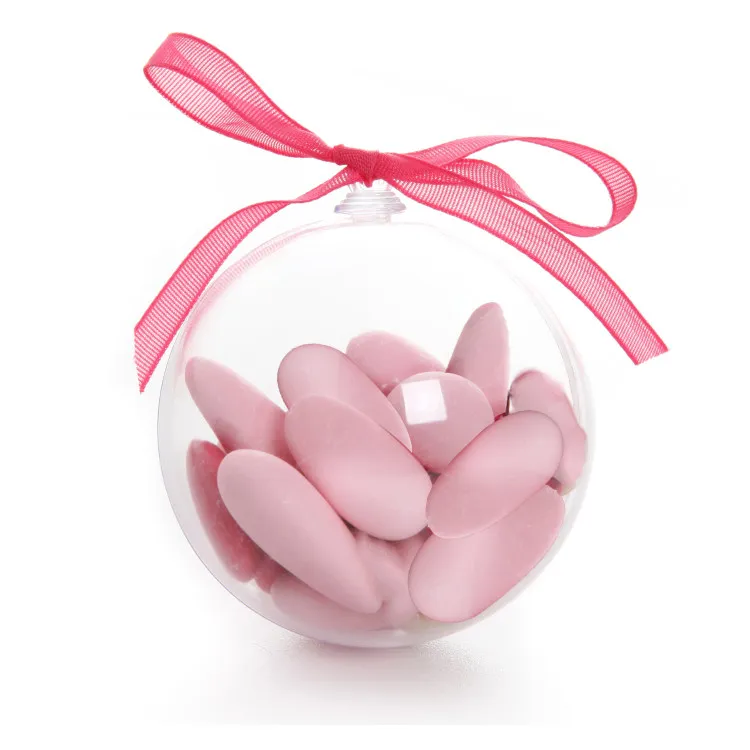 Boule de dragées aux amandes roses