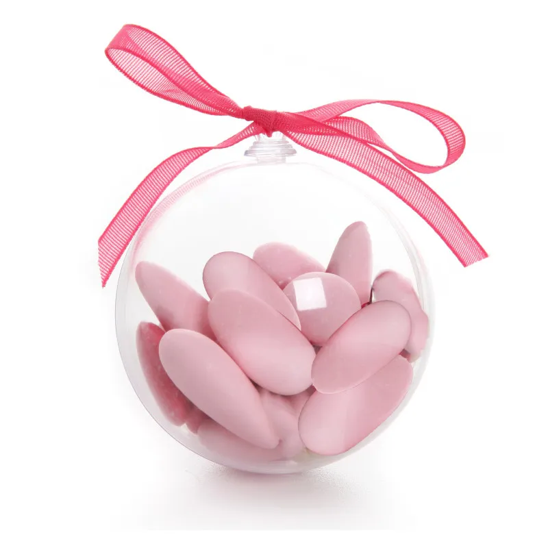 Boule de dragées aux amandes roses