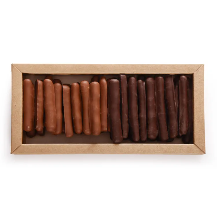 Duo orangettes citronnettes de Noël chocolats Joyeuses Fêtes livraison cadeau chocolat de fin d'année en 24h