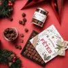 Cylindre truffes chocolat extra noir livraison chocolats de Noël cadeau gourmand et artisanal de fin d'année