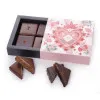 Coffret dégustation chocolat et pâtes de fruits collection inédite Saint-Valentin découpe