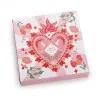 Coffret 9 bonbons ganaches pralinés chocolats amour livraison chocolat vasque sous 24h atelier du chocolat