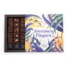 Boîte de chocolats extra noir et son carré Joyeuses Pâques noir livraison chocolat artisanal de pâques en 24h